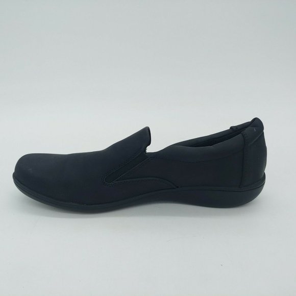 Soft Style By Hush Puppies Womens Joella Slip On Shoes‎ Black Zip Round Toe 7.5M - Picture 2 of 10